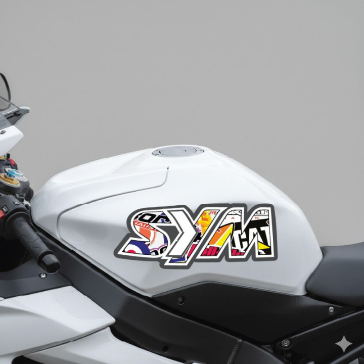Sym Logo Style 3 Stickers Decals 2x - DecalsHouse