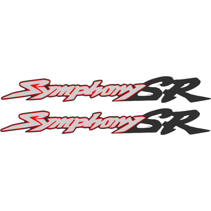 Sym Symphony Sr Stickers Decals 2x - DecalsHouse
