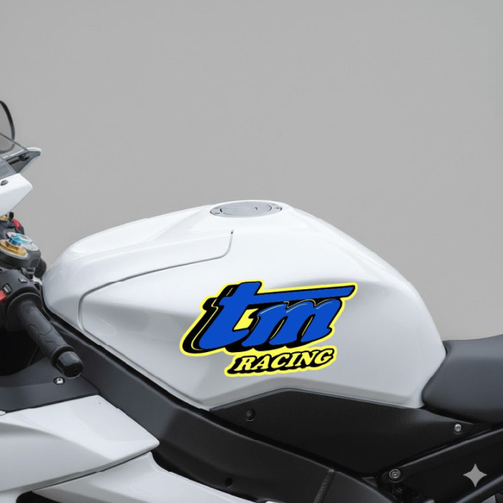 Tm Racing Logo Style 3 Stickers Decals 2x - DecalsHouse