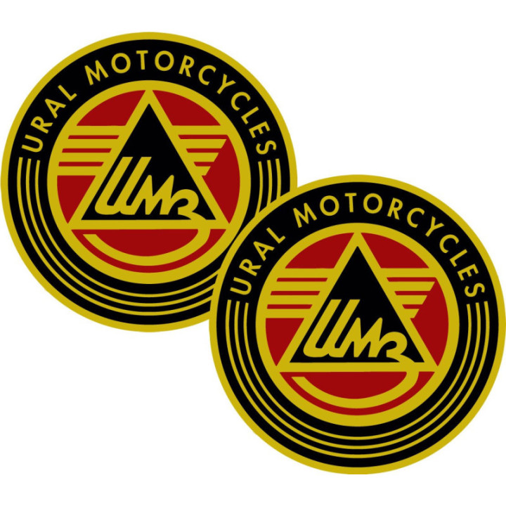 Ural Logo Round Styl E2 Stickers Decals 2x - DecalsHouse