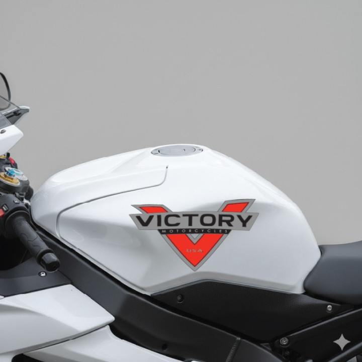Victory Logo Stickers Decals 2x - DecalsHouse