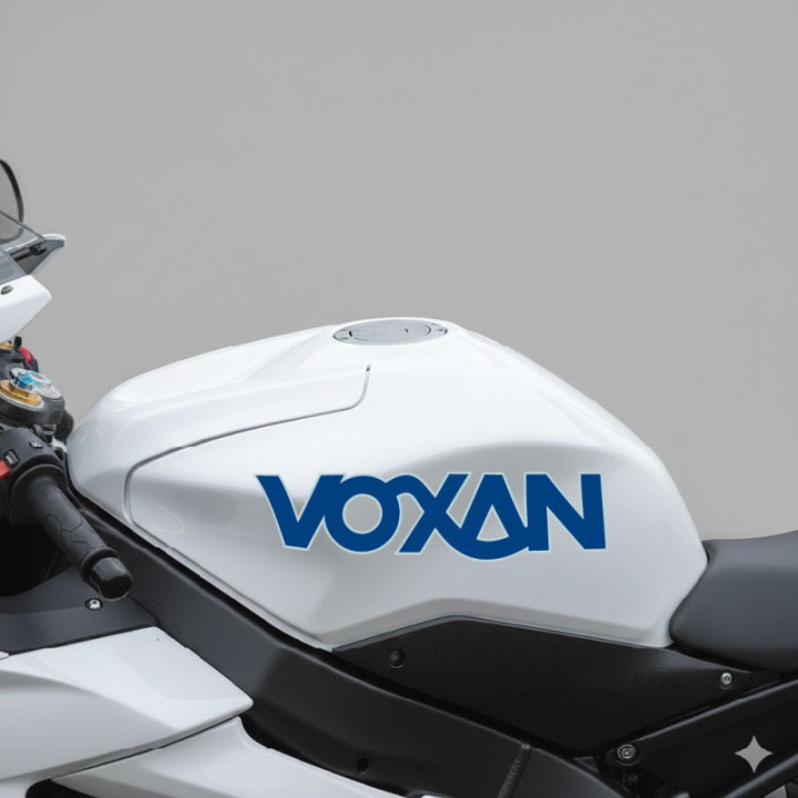 Voxan Logo Lettering Stickers Decals 2x - DecalsHouse