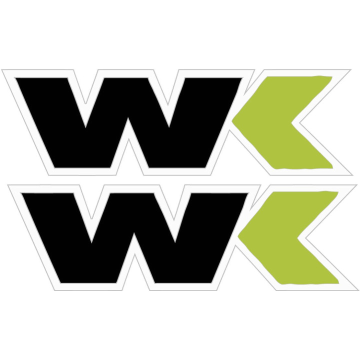 WK Motorcycles Stickers – Street Bike Bodywork Decals (2-Pack)