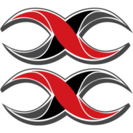Xmotos Logo Stickers Decals 2x - DecalsHouse