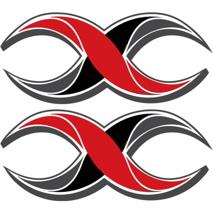 Xmotos Logo Stickers Decals 2x - DecalsHouse
