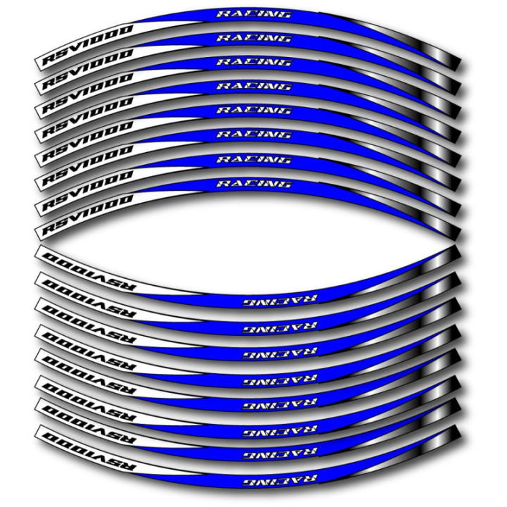 Aprilia Rsv 1000 Style 12 Wheel Stripes Stickers Decals - DecalsHouse