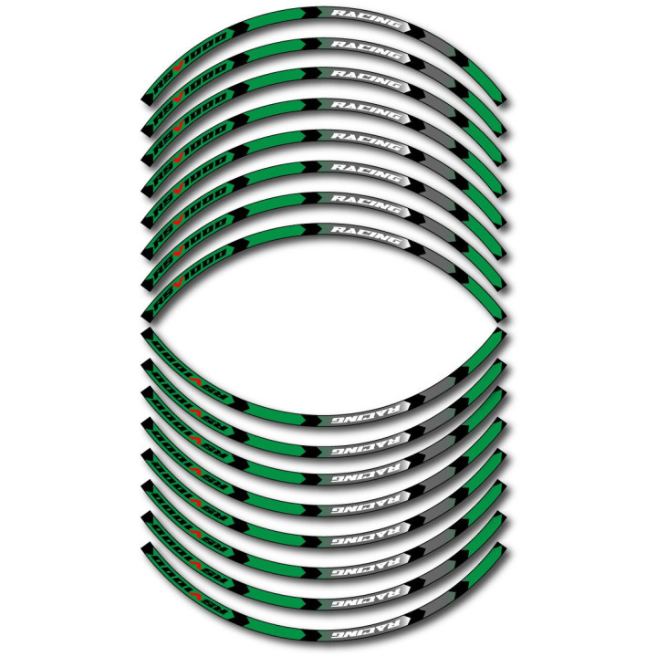 Aprilia Rsv 1000 Style 7 Wheel Stripes Stickers Decals - DecalsHouse