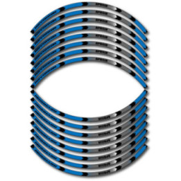 Aprilia Rsv 1000r Blue And Black Wheel Stripes Stickers Decals - DecalsHouse
