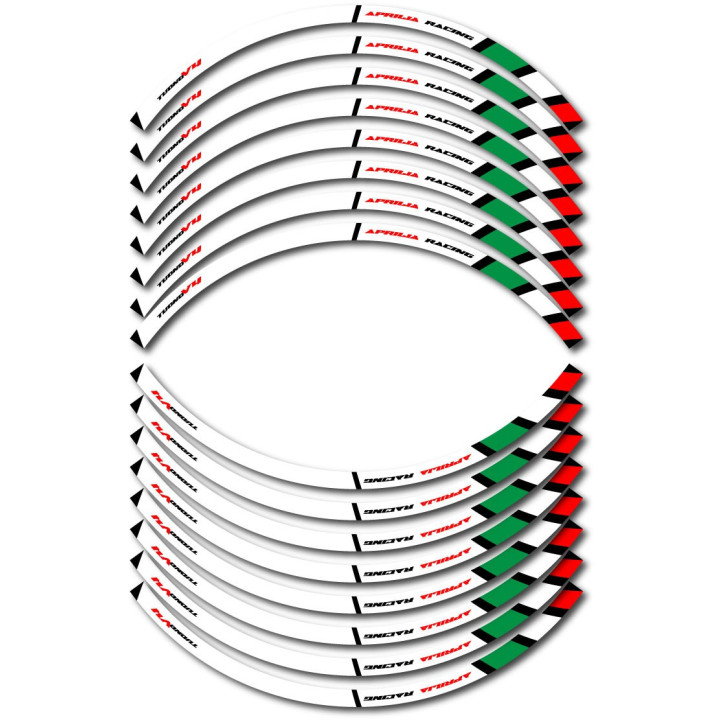 Aprilia Tuno Wheel Stripes Stickers Decals - DecalsHouse