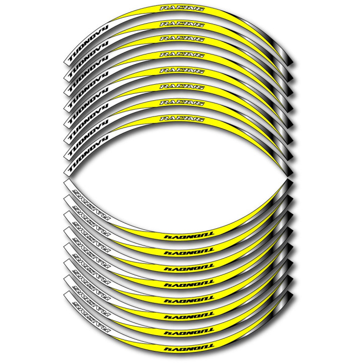 Aprilia Tuona V4 Style 3 Wheel Stripes Stickers Decals - DecalsHouse