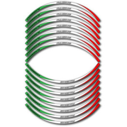Aprilia Tuona V4 Style 4 Wheel Stripes Stickers Decals - DecalsHouse