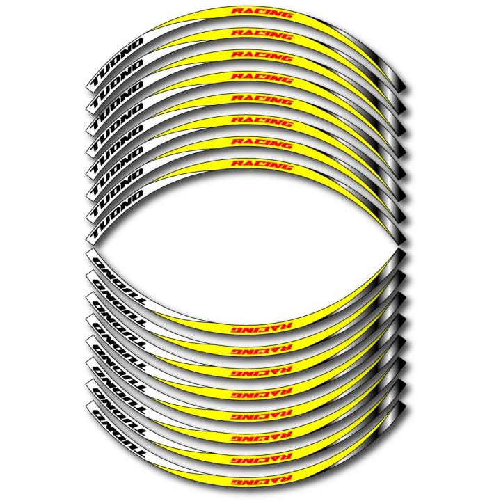 Aprilia Tuono Style 13 Wheel Stripes Stickers Decals - DecalsHouse