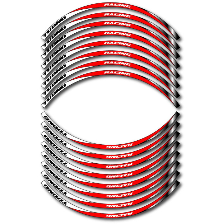 Aprilia Tuono Style 14 Wheel Stripes Stickers Decals - DecalsHouse