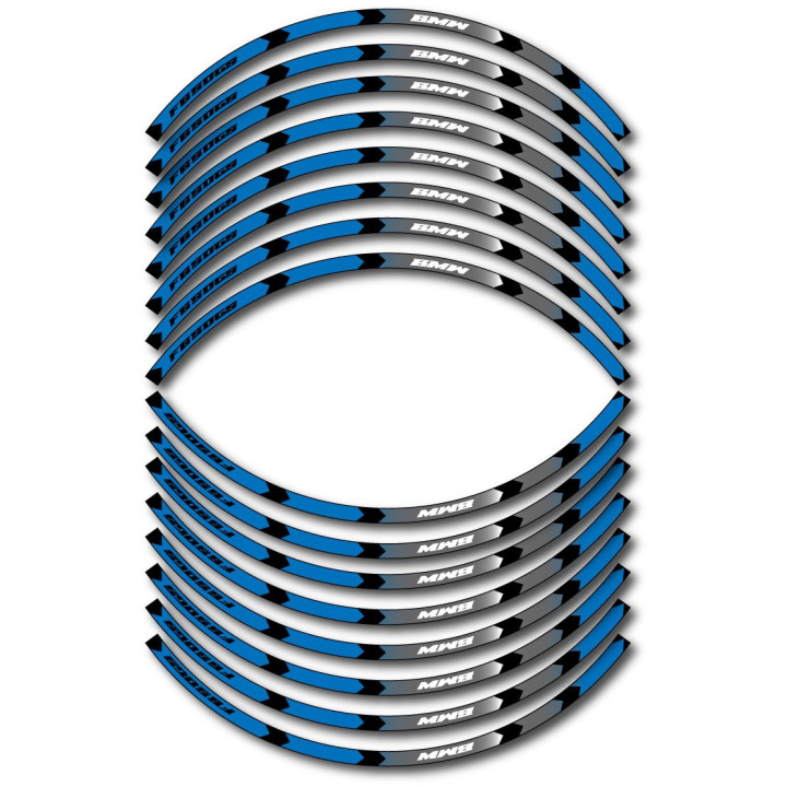 Bmw F650 Gs Style 9 Wheel Stripes Stickers Decals - DecalsHouse