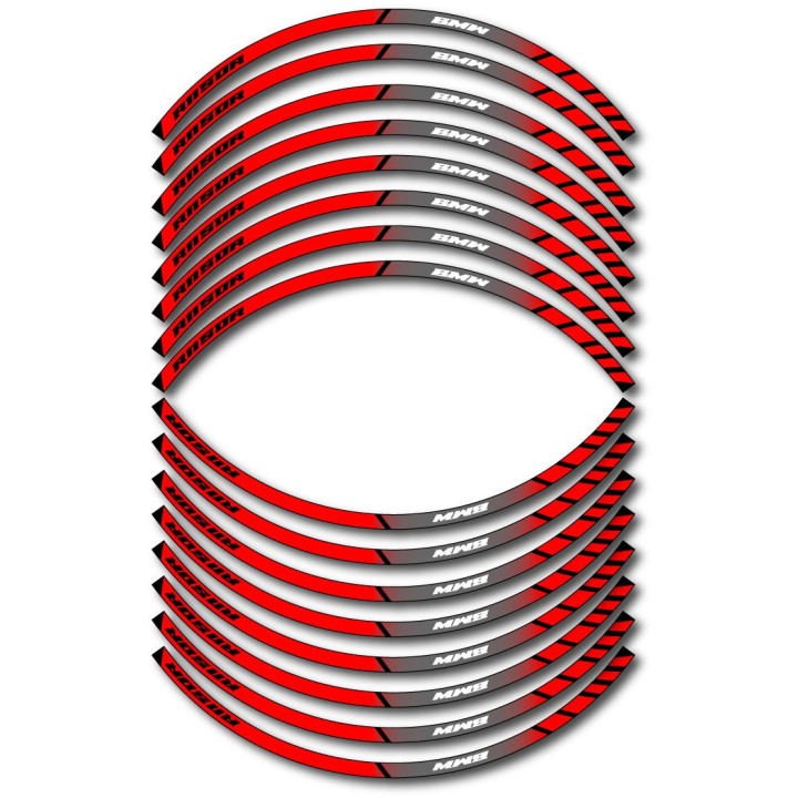 Bmw R1150 R Style 13 Wheel Stripes Stickers Decals - DecalsHouse