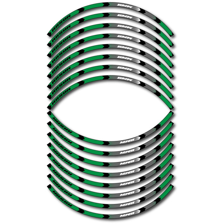 Bmw R1150 R Style 6 Wheel Stripes Stickers Decals - DecalsHouse