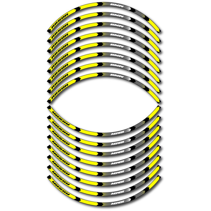 Bmw R1150 R Style 7 Wheel Stripes Stickers Decals - DecalsHouse
