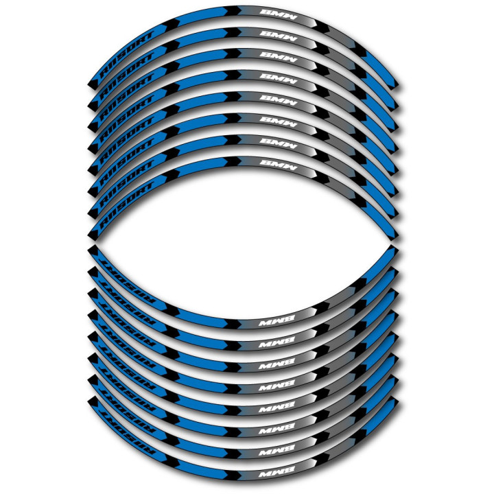 Bmw R1150 Rt Style 10 Wheel Stripes Stickers Decals - DecalsHouse