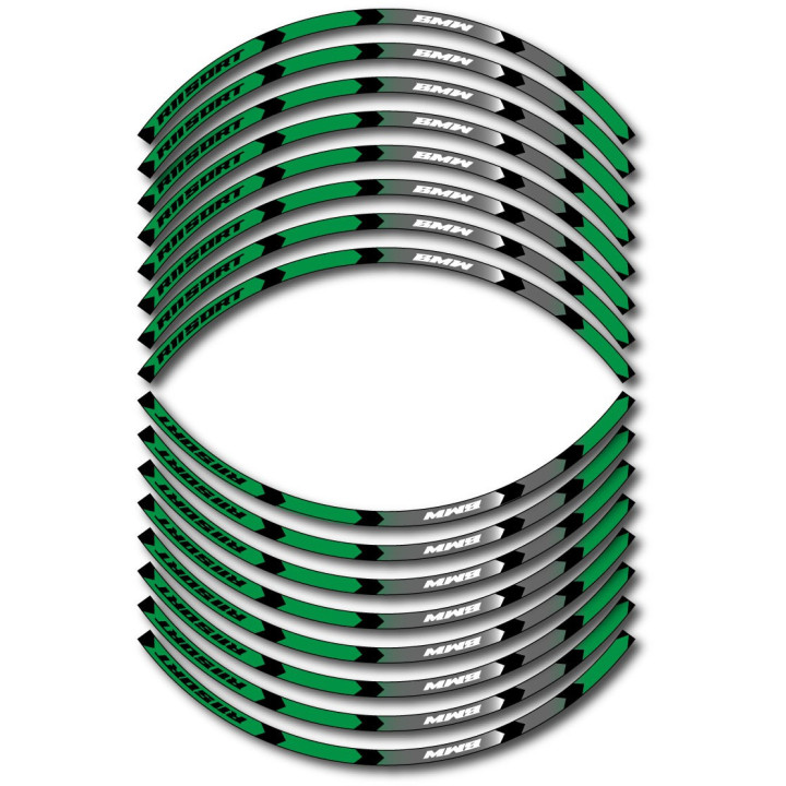 Bmw R1150 Rt Style 9 Wheel Stripes Stickers Decals - DecalsHouse