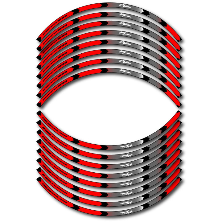 Harley Davidson Sportster 1200 Style 11 Wheel Stripes Stickers Decals - DecalsHouse
