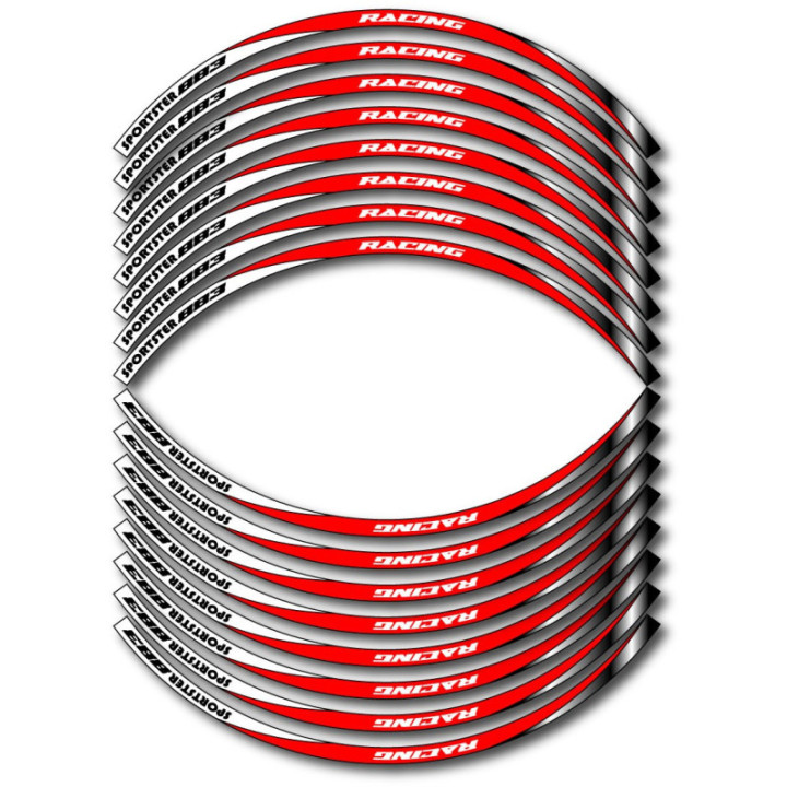Harley Davidson Sportster 883 Style 11 Wheel Stripes Stickers Decals - DecalsHouse