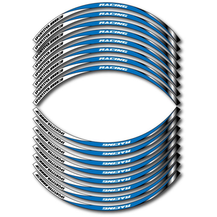 Harley Davidson Sportster 883 Style 14 Wheel Stripes Stickers Decals - DecalsHouse