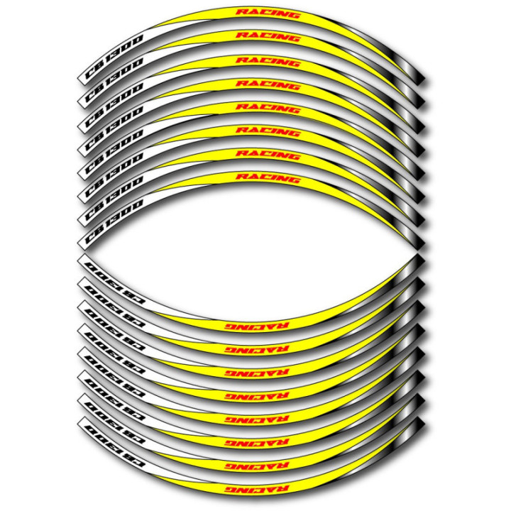 Honda Cb 1300 Style 13 Wheel Stripes Stickers Decals - DecalsHouse