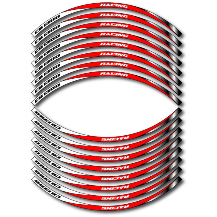 Honda Cb 1300 Style 14 Wheel Stripes Stickers Decals - DecalsHouse