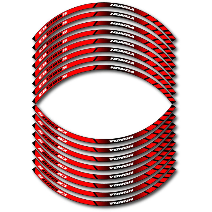 Honda Cb 1300s Style 2 Wheel Stripes Stickers Decals - DecalsHouse