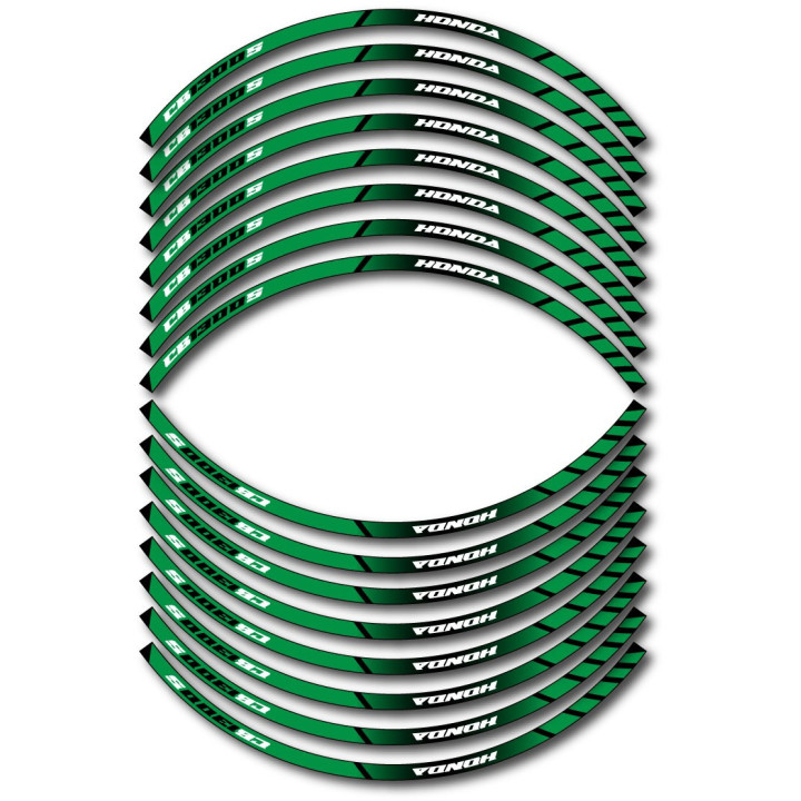 Honda Cb 1300s Style 4 Wheel Stripes Stickers Decals - DecalsHouse