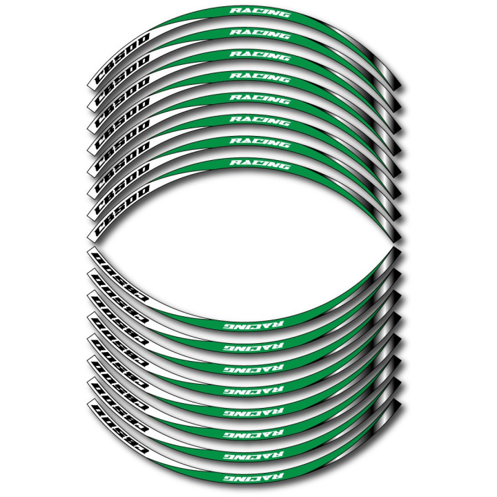 Honda Cb 500 Style 12 Wheel Stripes Stickers Decals - DecalsHouse