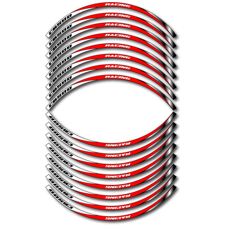 Honda Cb 500 Style 14 Wheel Stripes Stickers Decals - DecalsHouse