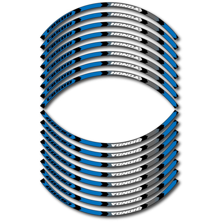 Honda Cb 500 Wheel Stripes Stickers Decals - DecalsHouse
