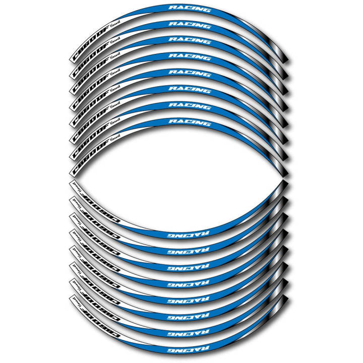 Honda Cb600f Hornet Style 4 Wheel Stripes Stickers Decals - DecalsHouse