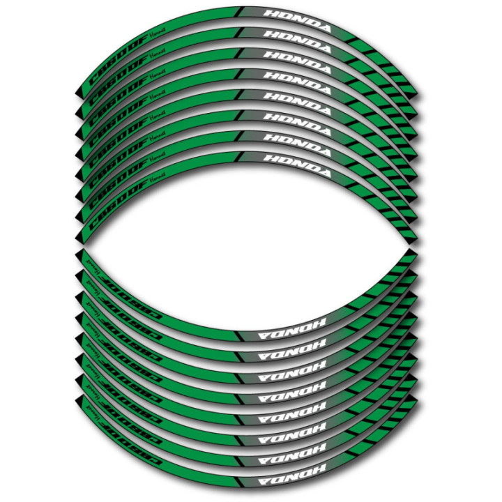 Honda Cb600f Hornet Style 6 Wheel Stripes Stickers Decals - DecalsHouse