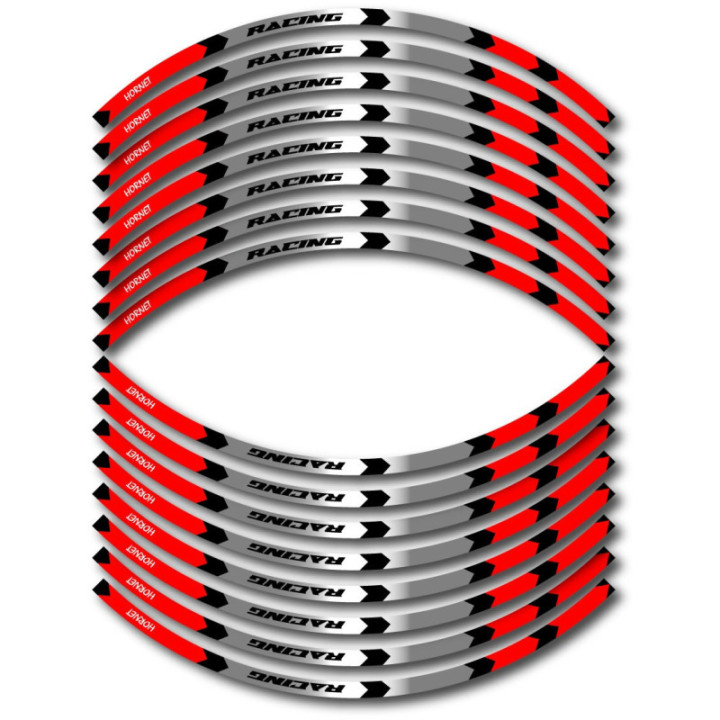 Honda Cb900f Hornet Style 3 Wheel Stripes Stickers Decals - DecalsHouse