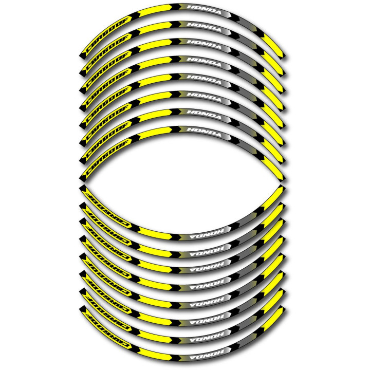 Honda Cbr 600f Style 12 Wheel Stripes Stickers Decals - DecalsHouse