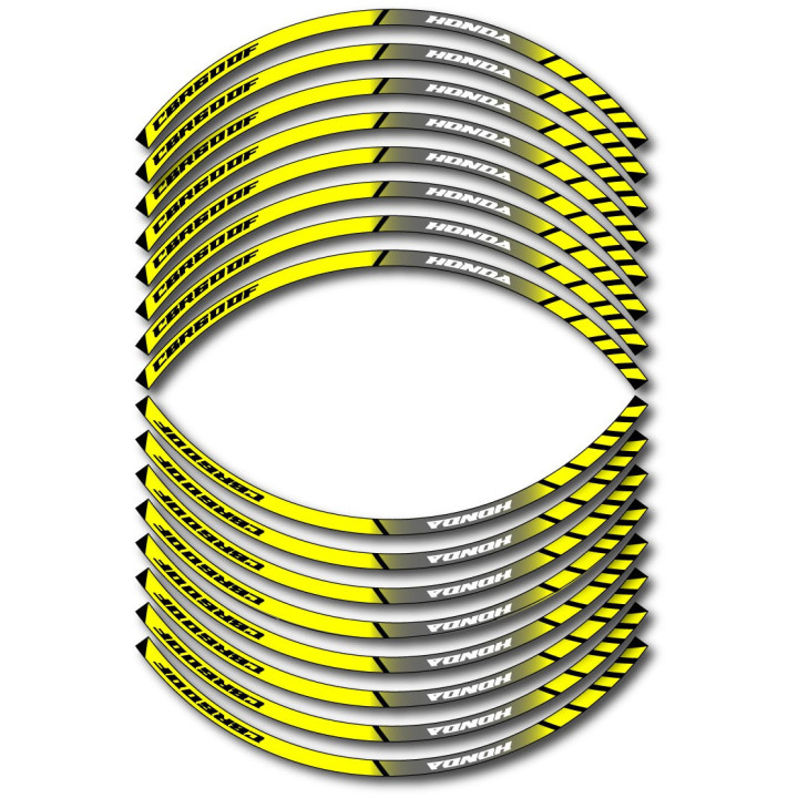 Honda Cbr 600f Style 7 Wheel Stripes Stickers Decals - DecalsHouse