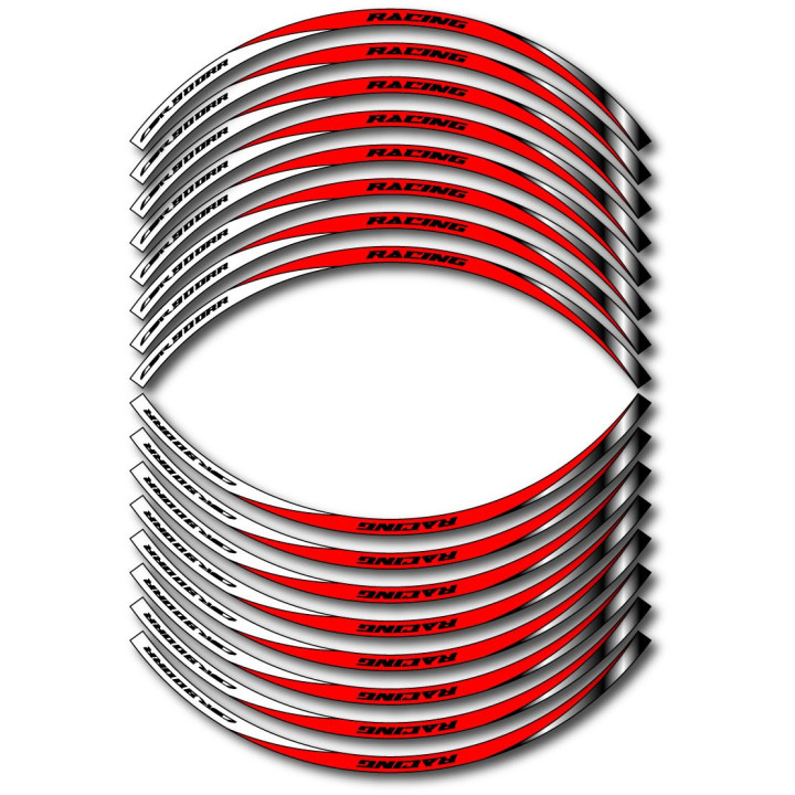 Honda Cbr 900rr Fireblade Style 14 Wheel Stripes Stickers Decals - DecalsHouse