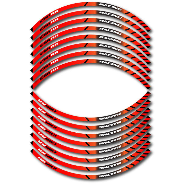 Honda Cbr Rr Racing Wheel Stripes Stickers Decals - DecalsHouse