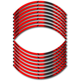 Honda Cbr Wheel Stripes Stickers Decals - DecalsHouse