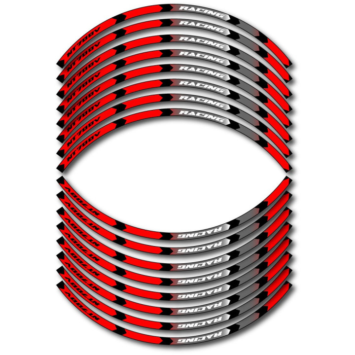 Honda Nt700v Deauville Style 11 Wheel Stripes Stickers Decals - DecalsHouse