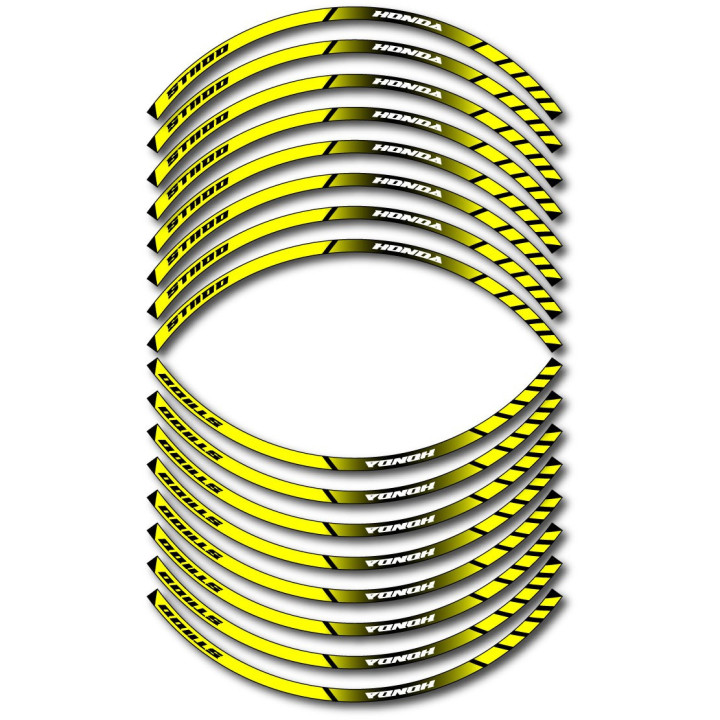 Honda St 1100 Style 2 Wheel Stripes Stickers Decals - DecalsHouse