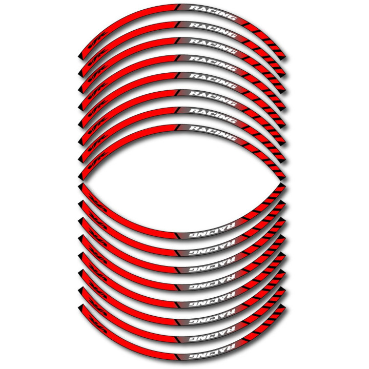 Honda Vfr 750 Style 7 Wheel Stripes Stickers Decals - DecalsHouse