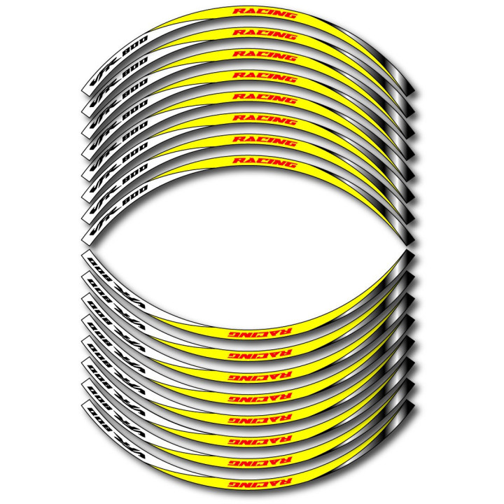 Honda Vfr 800 Vtec Style 8 Wheel Stripes Stickers Decals - DecalsHouse