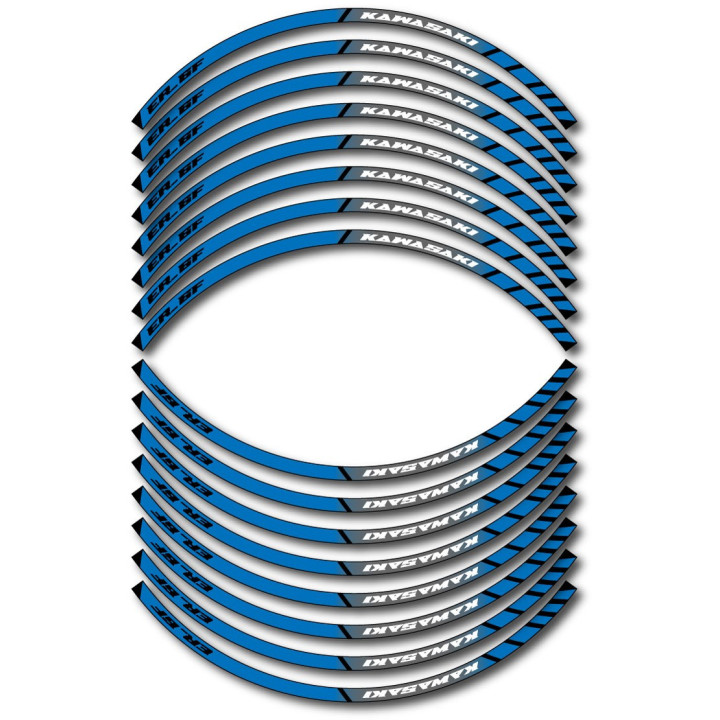 Kawasaki Er 6f Wheel Stripes Stickers Decals - DecalsHouse