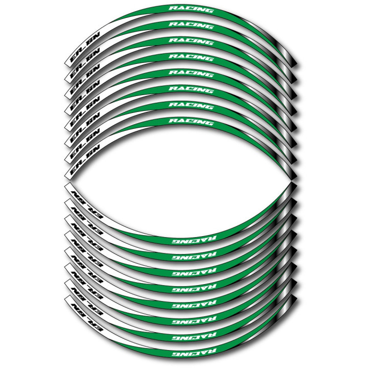Kawasaki Er 6n Style 3 Wheel Stripes Stickers Decals - DecalsHouse