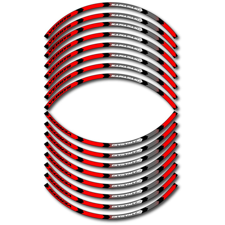 Kawasaki Versys Style 11 Wheel Stripes Stickers Decals - DecalsHouse