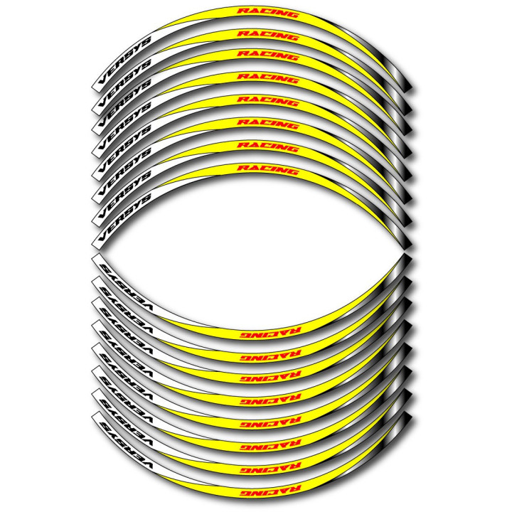 Kawasaki Versys Style 2 Wheel Stripes Stickers Decals - DecalsHouse