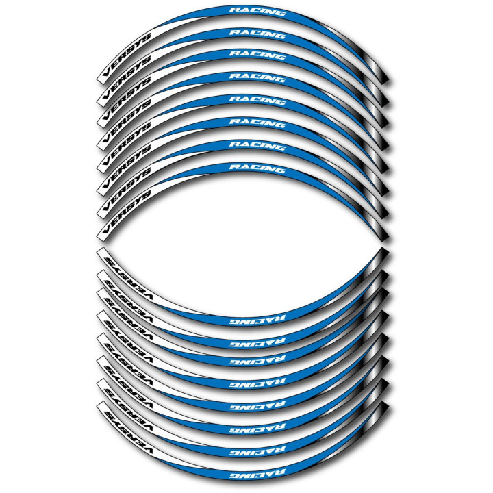 Kawasaki Versys Style 4 Wheel Stripes Stickers Decals - DecalsHouse